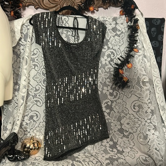 Metallic mini dress - Picture 15 of 15